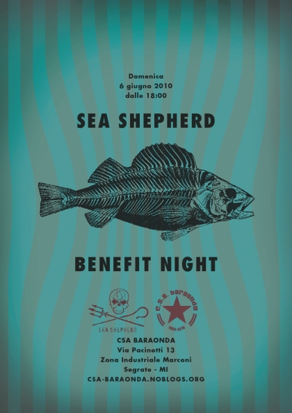 sea shepherd benefit night - domenica 06 giugno 2010